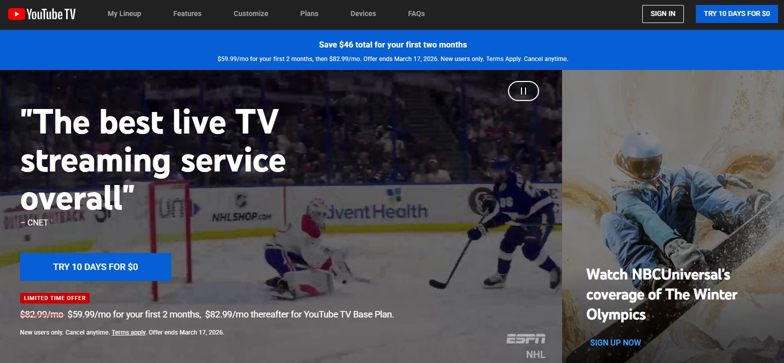 Too Much TV: Introducing YouTube's Kinda Overpriced Mini Cable TV Bundles