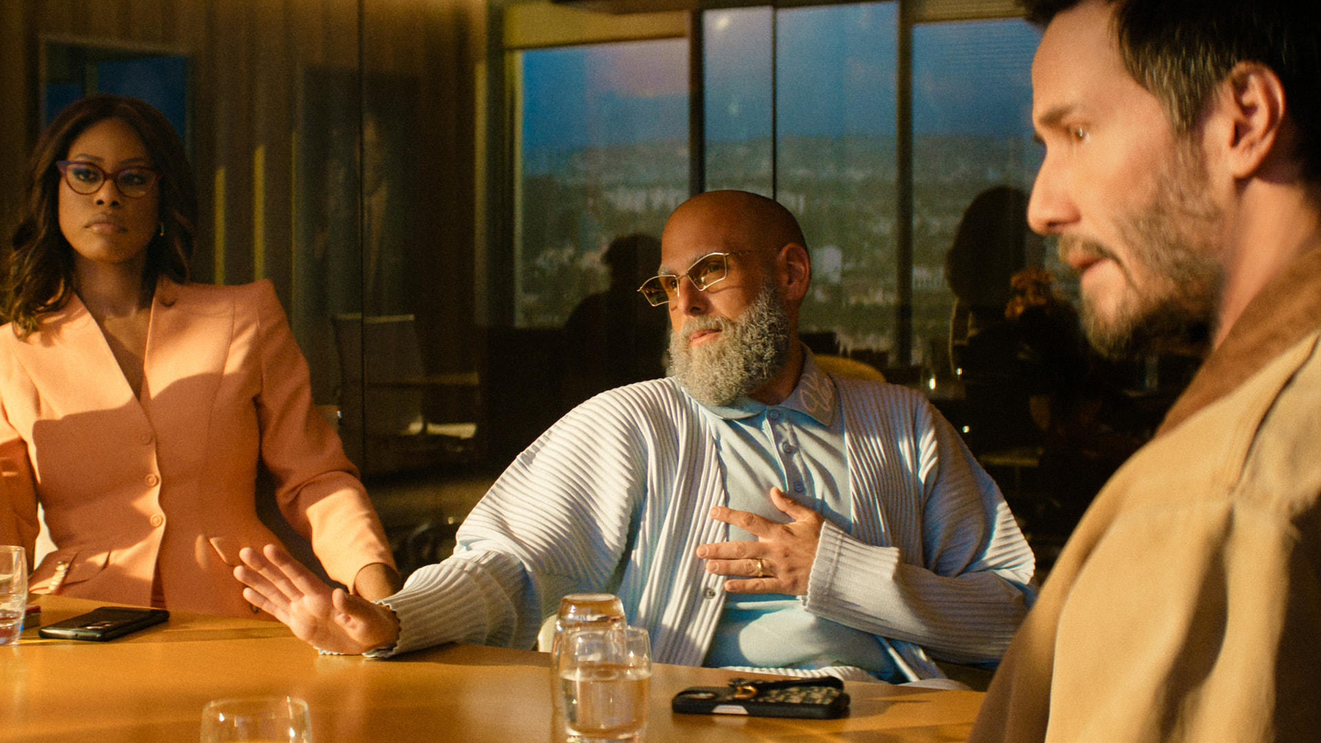 Laverne Cox, Jonah Hill and Keanu Reeves